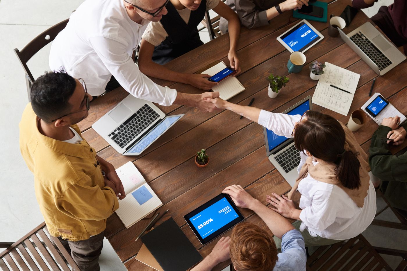 Community strategy session at round table