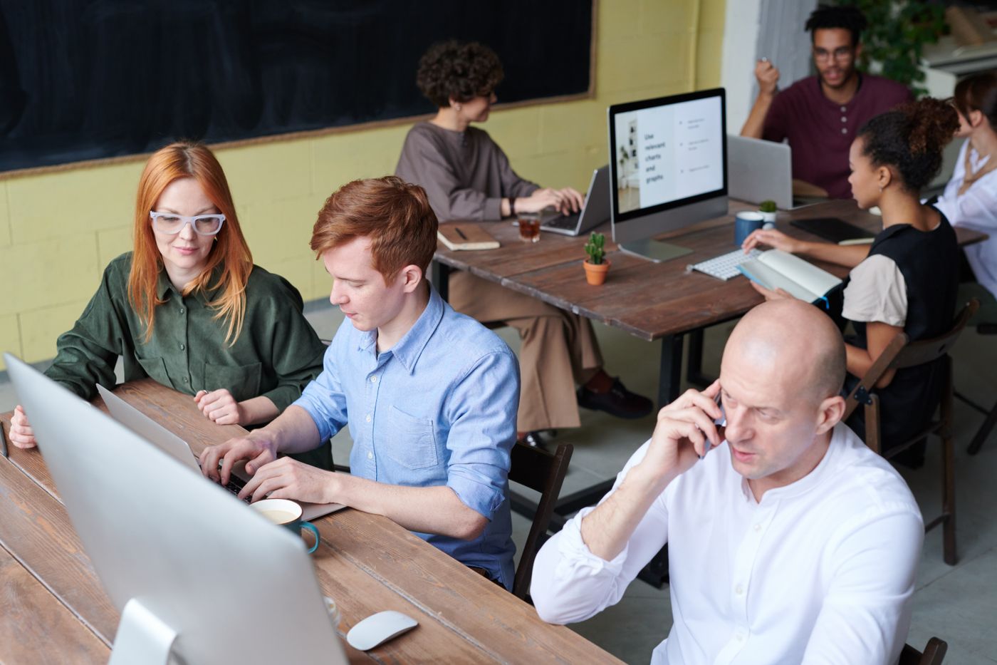 Industrial-style workshop space for audience research
